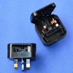 2 Round Pin Plug to UK Converter